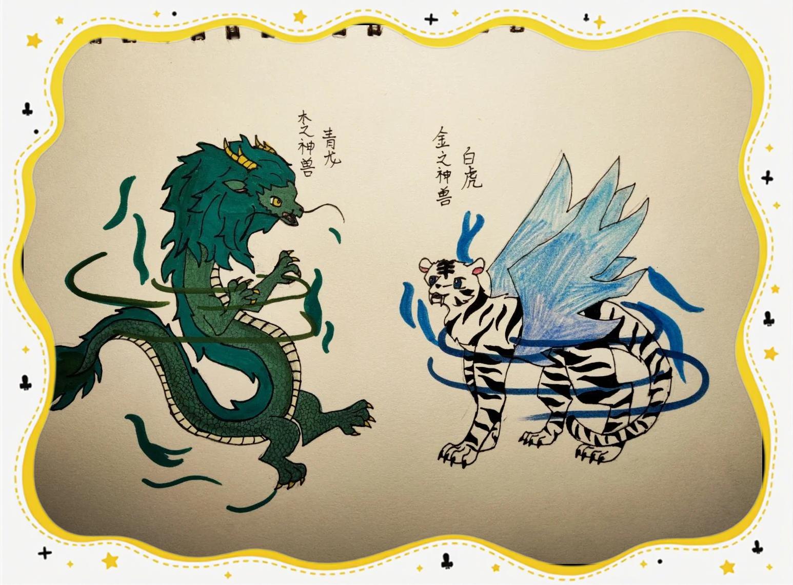 求西方四神獸青龍,朱雀等四神獸的由來(lái)和傳說(shuō)故事
