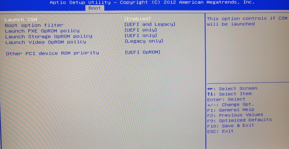 BIOS里的CSM是什么意思,我的只有UEFI